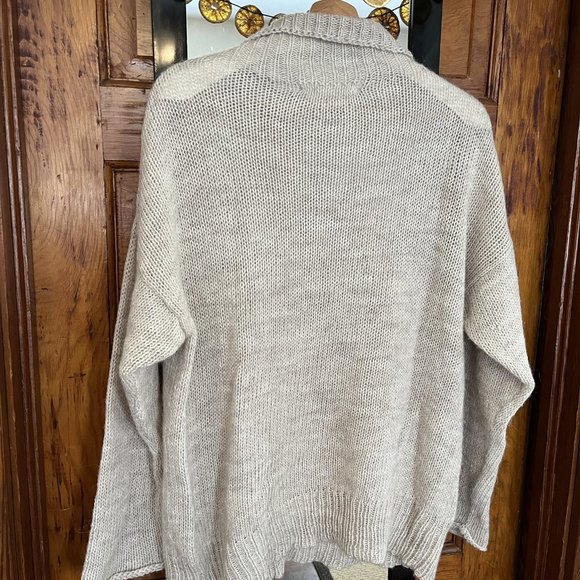 Lora Gene High Neck Alpaca Sweater - Picture 2 of 5